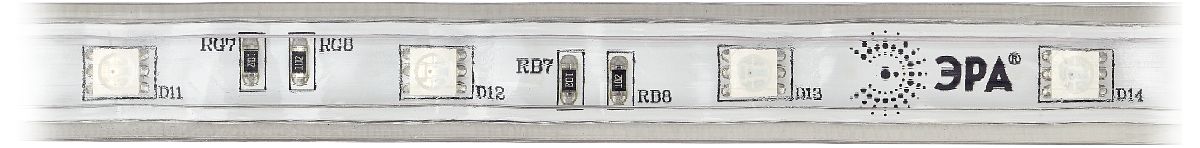 Светодиодная лента Эра 220В 5050 7,2Вт/м RGB 20м IP67 LS5050-7,2-30-220-RGB-IP67-20m Б0043096