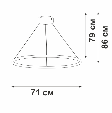 Подвесная люстра Vitaluce V2516-8/3S