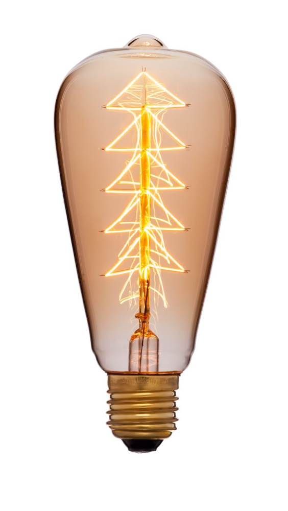 Лампа накаливания Sun Lumen E27 40W прозрачная 053-532