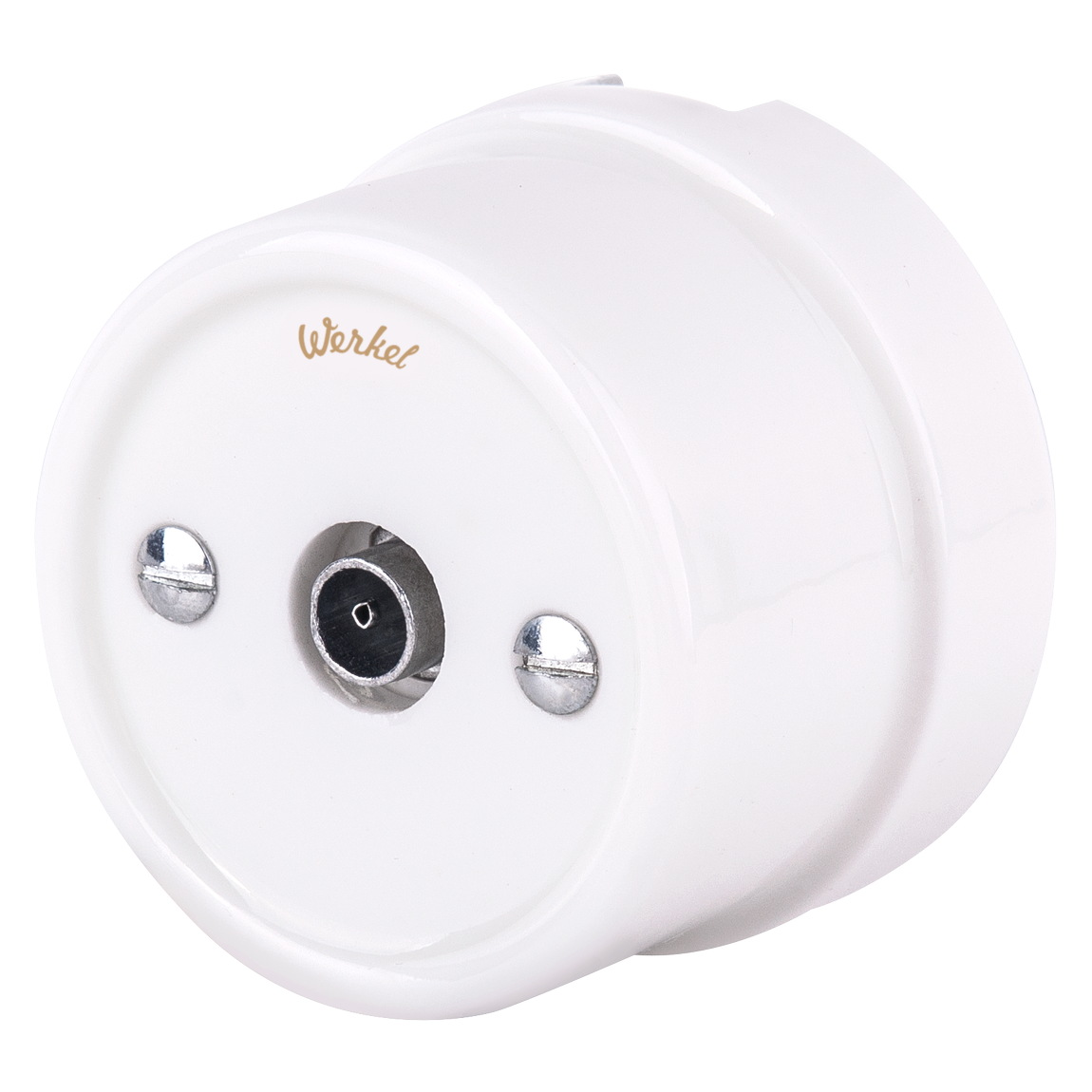 ТВ розетка Werkel Retro белая WL18-02-05 4690389100659