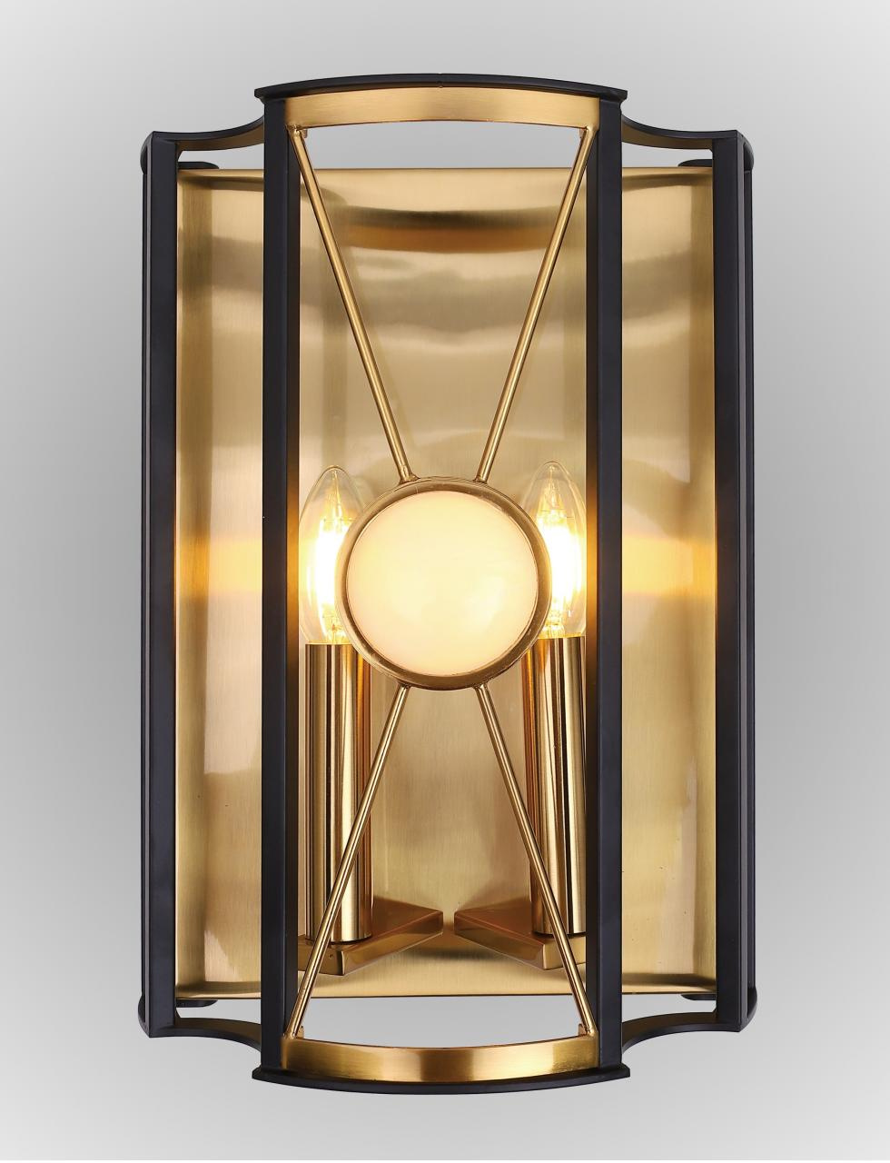 Настенный светильник Crystal Lux Tandem AP2 Gold в Москве