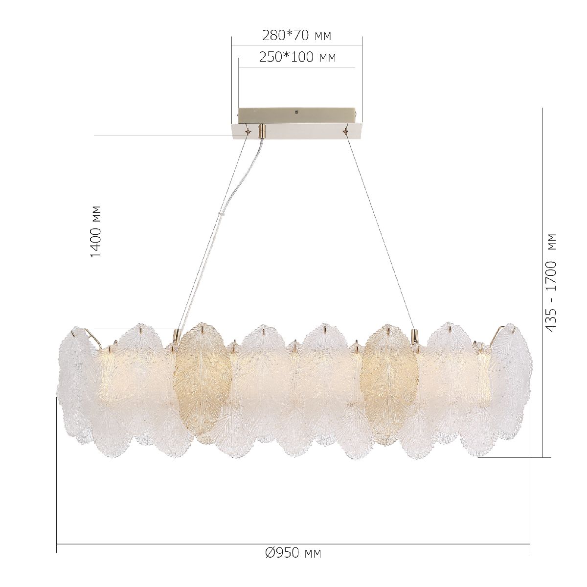 Подвесная люстра ST Luce Lightsome SL6135.233.01