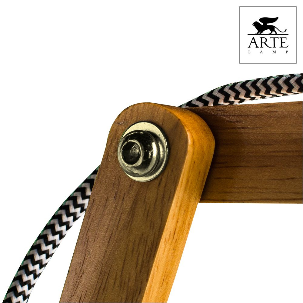 Подвесная люстра с тканевым абажуром Arte Lamp Pinocchio A5700LM-5WH