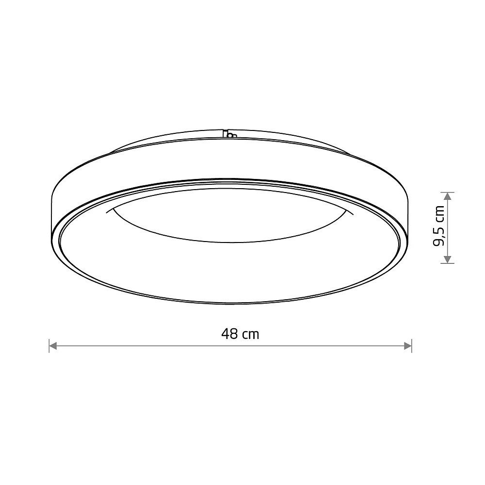 Потолочный cветильник Nowodvorski Nikki Round Led White 11201