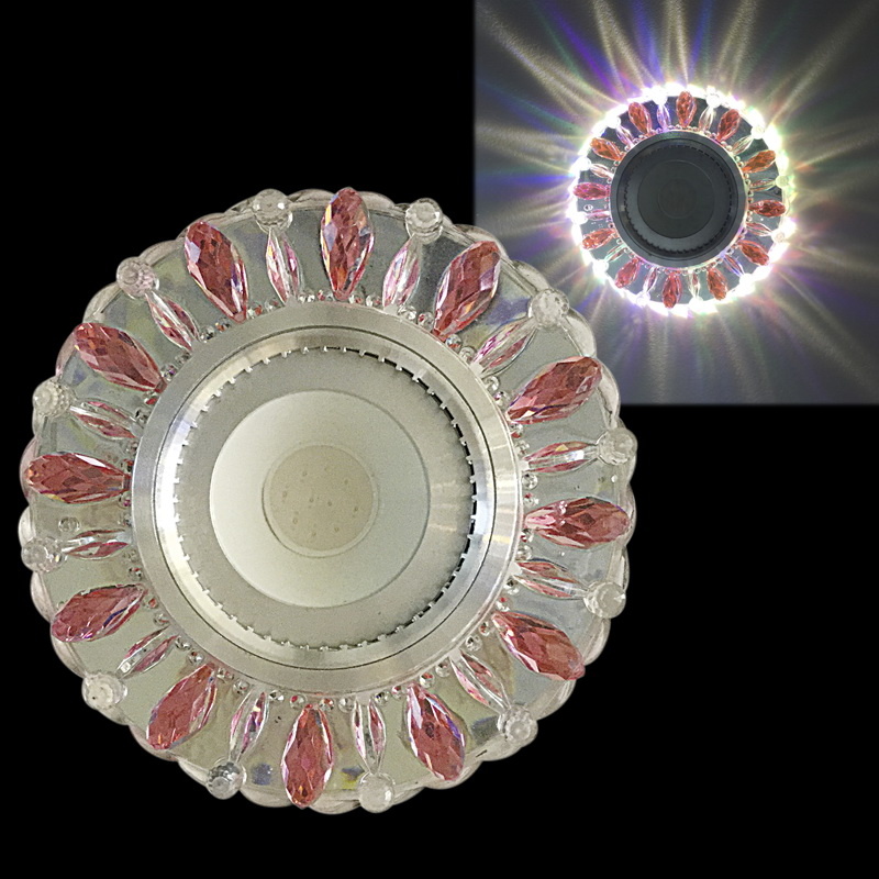 Встраиваемый светодиодный светильник Reluce 42112-9.0-001PL MR16+LED3W CL/PK+MIX
