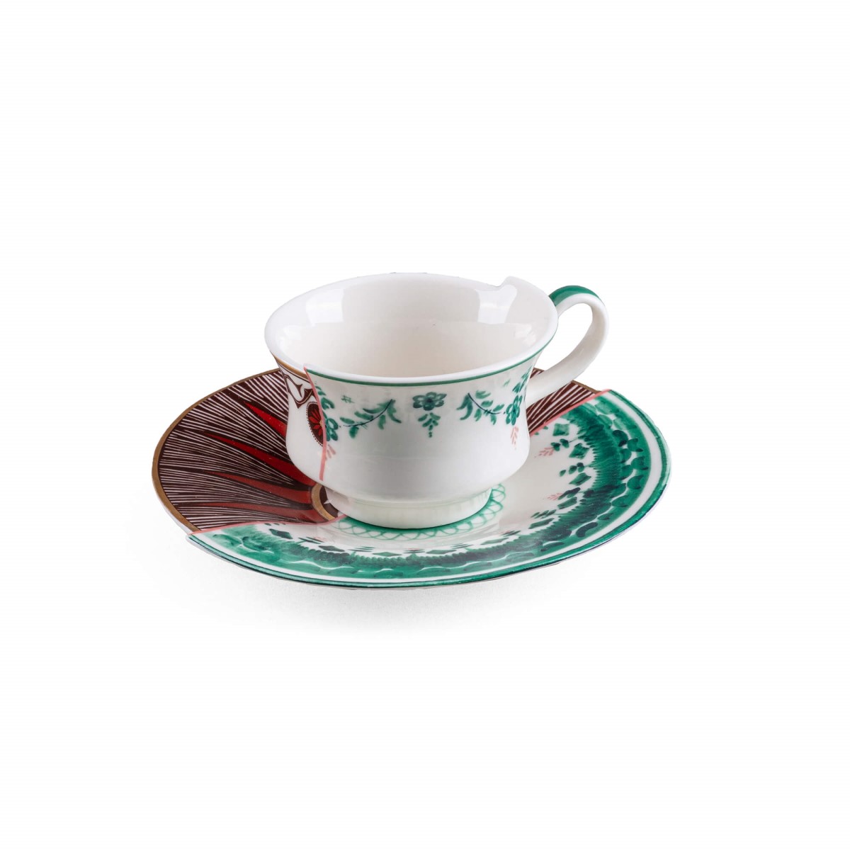 Блюдце с чашкой Chucuito Seletti Hybrid 9163