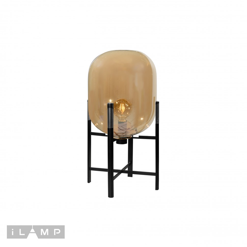 Торшер Ilamp Brick AТ9031-1A Коньяк