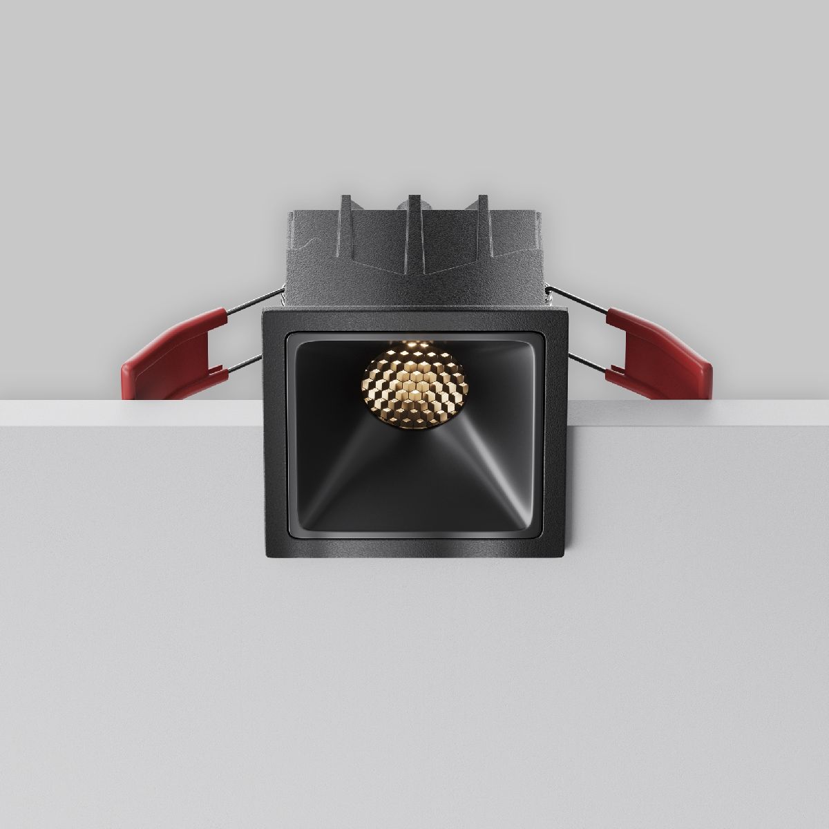 Встраиваемый светильник Maytoni Alfa LED DL043-01-10W3K-SQ-B-1