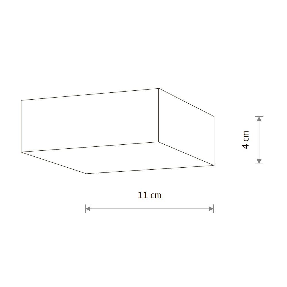 Накладной светильник Nowodvorski Lid Square Led White 10420