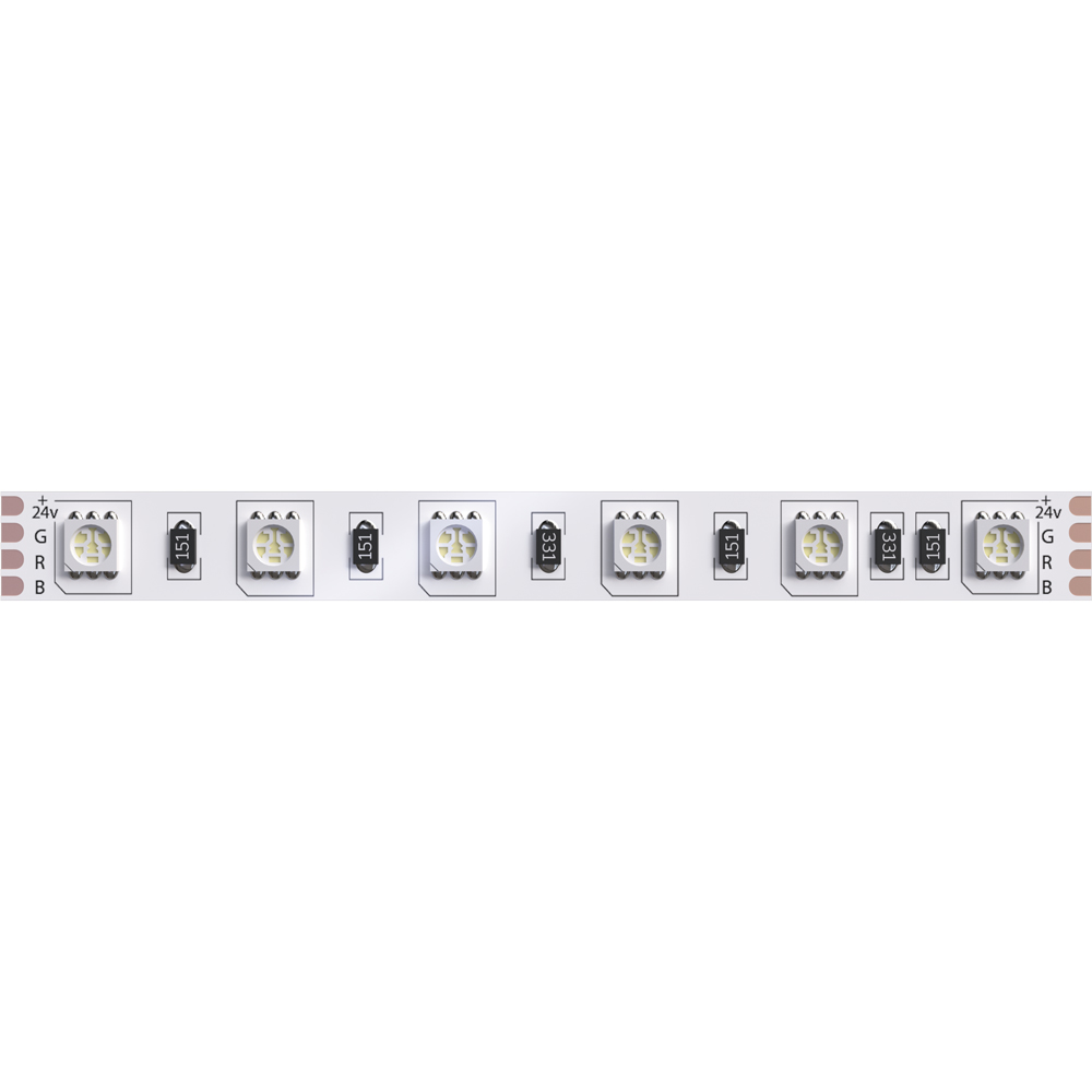 Светодиодная лента Arte Lamp Tape 24В 14,4Вт/м RGB 5м IP20 A2406010-01-RGB