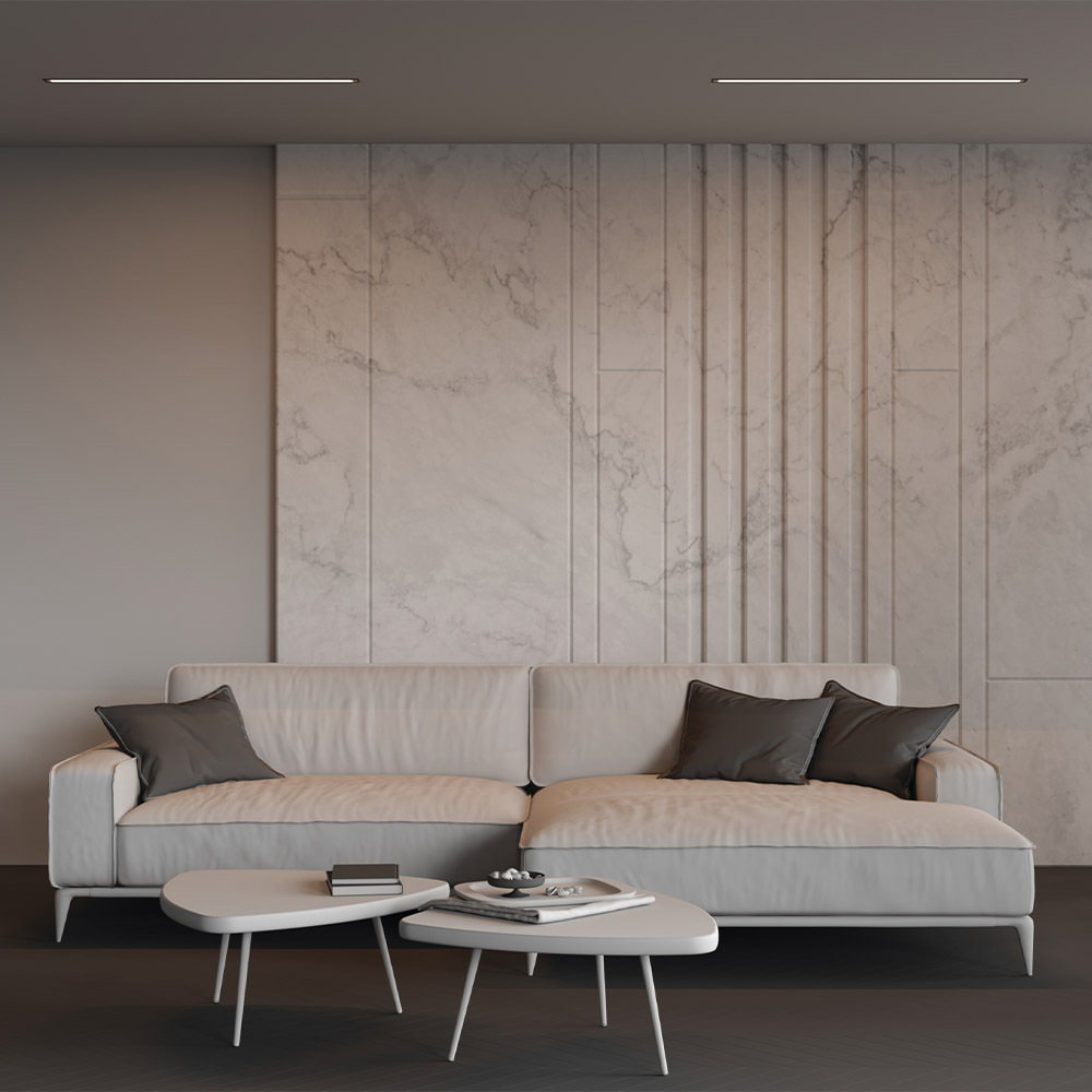 Линейный встраиваемый светильник Maytoni Technical 3000K 50x35 (Черный, 1 м) LL313011