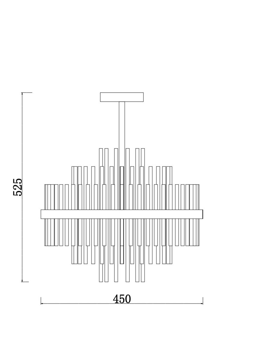 Люстра на штанге Freya Agora FR5216PL-06BS
