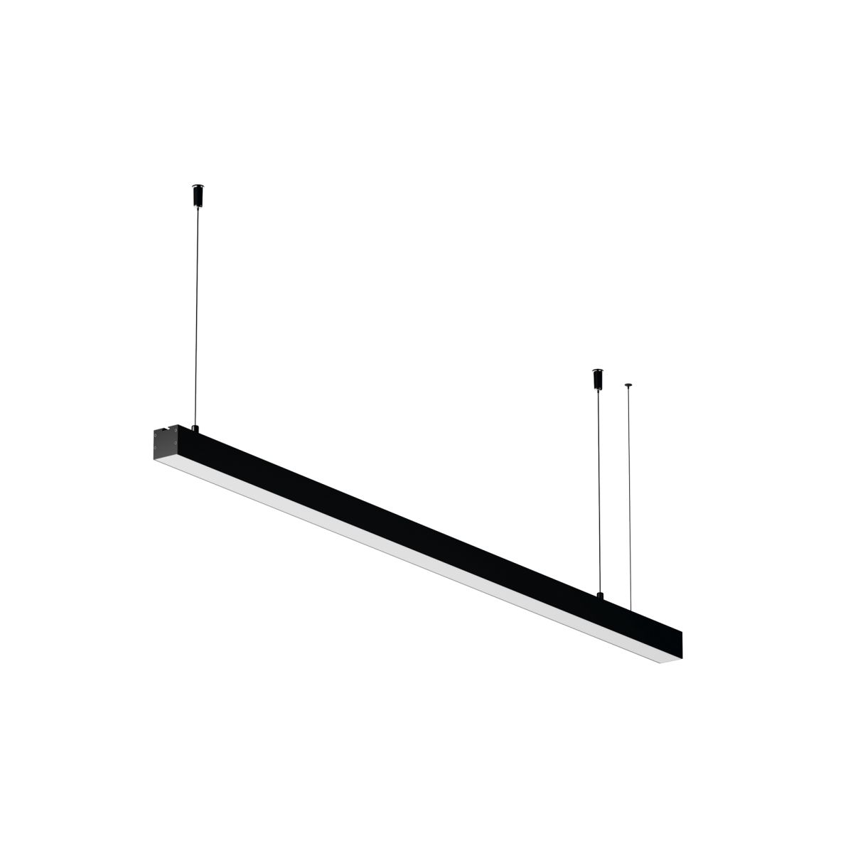 Линейный подвесной светильник Maytoni Technical 3000K 35x35 (Черный, 1 м) LL312011