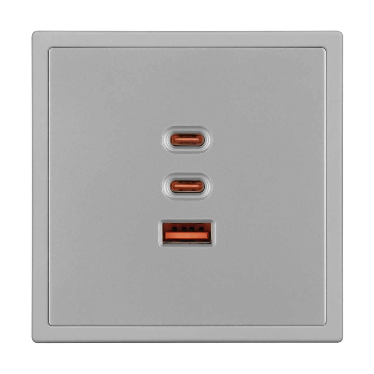 Механизм розетки с быстрой USB зарядкой Arlight SCT-NOBE-MUACC-SFPL-FC-IS (65W, QC3) 061838
