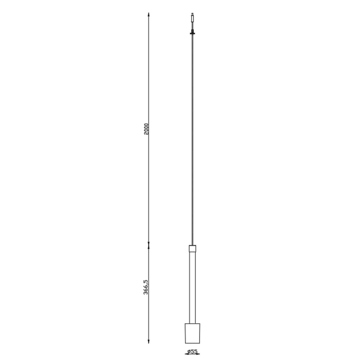 Подвесной модульный светильник без основания Mantra Fugaz 9329