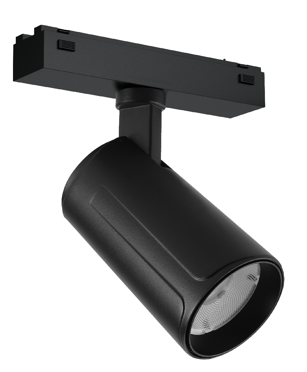Трековый магнитный светильник iLedex Vision 4825-048-D60-10W-36DG-4000K-BK