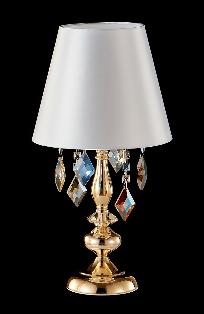 Настольная лампа Crystal Lux Mercedes LG1 Gold/Color