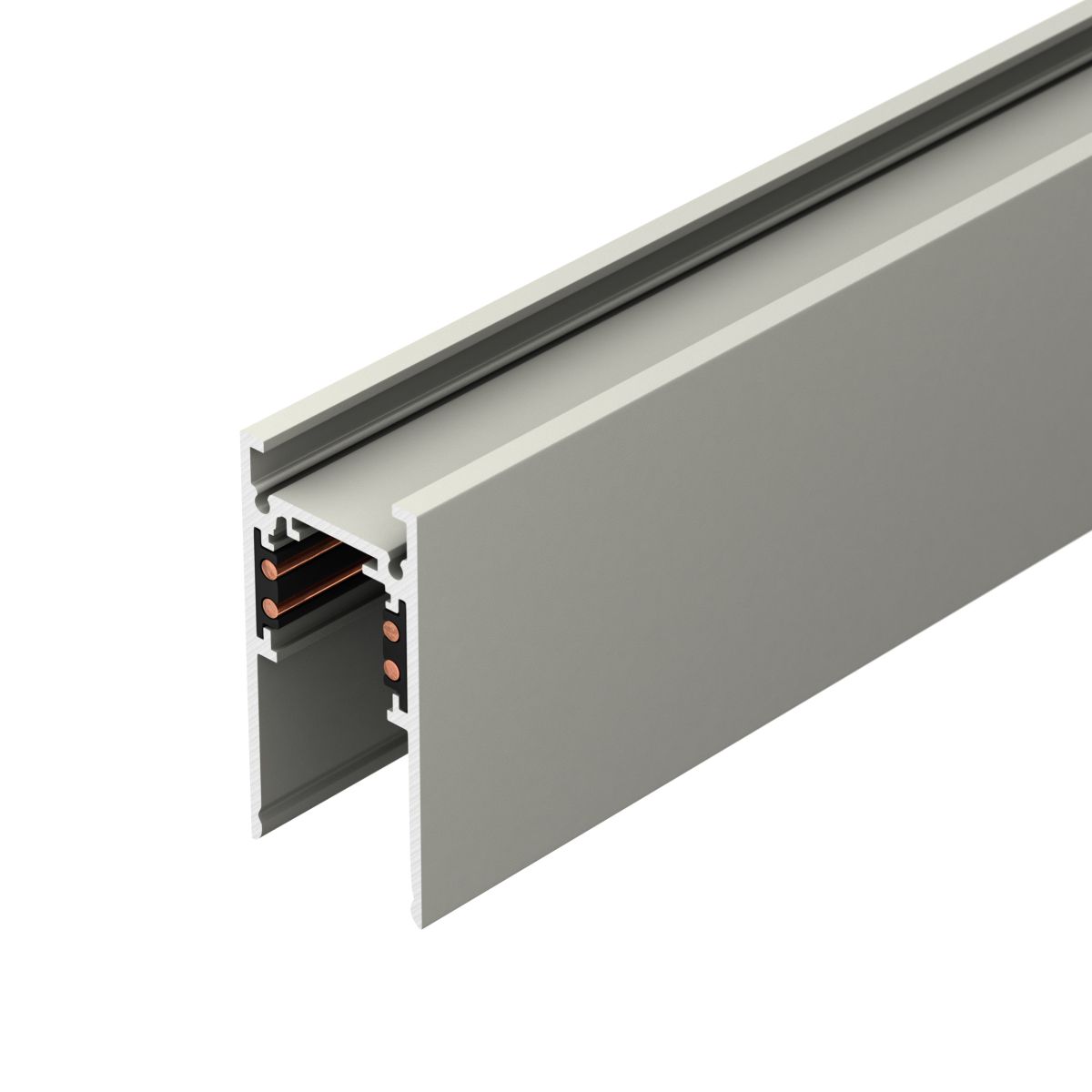 Шинопровод магнитный накладной Arlight MAG-ORIENT-COLOR-TRACK-2652-2000 (RAL7044) (IP20 Металл) 065745