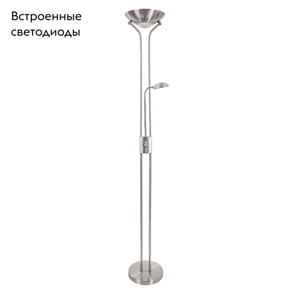 Торшер в современном стиле современный Arte Lamp Duetto A4329PN-2SS