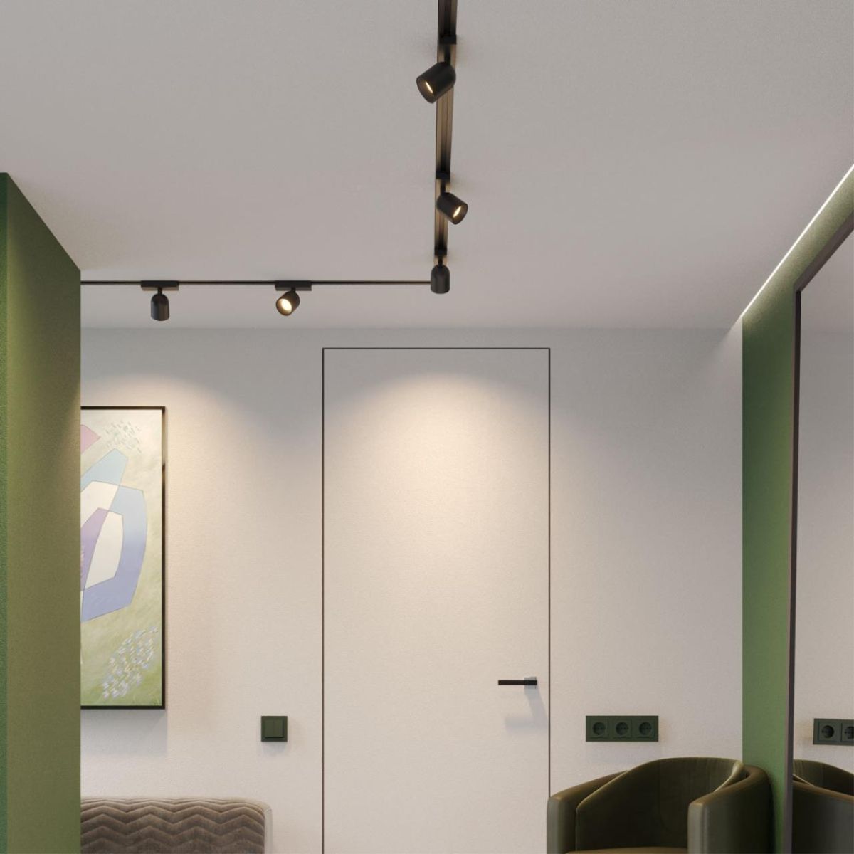 Трековый однофазный светильник Novotech Port Solette 359807