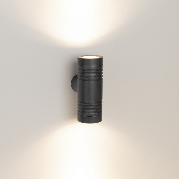 Уличный настенный светильник Arlight KT-Ray-Wall-Twin-R46-2x3W Warm3000 034137