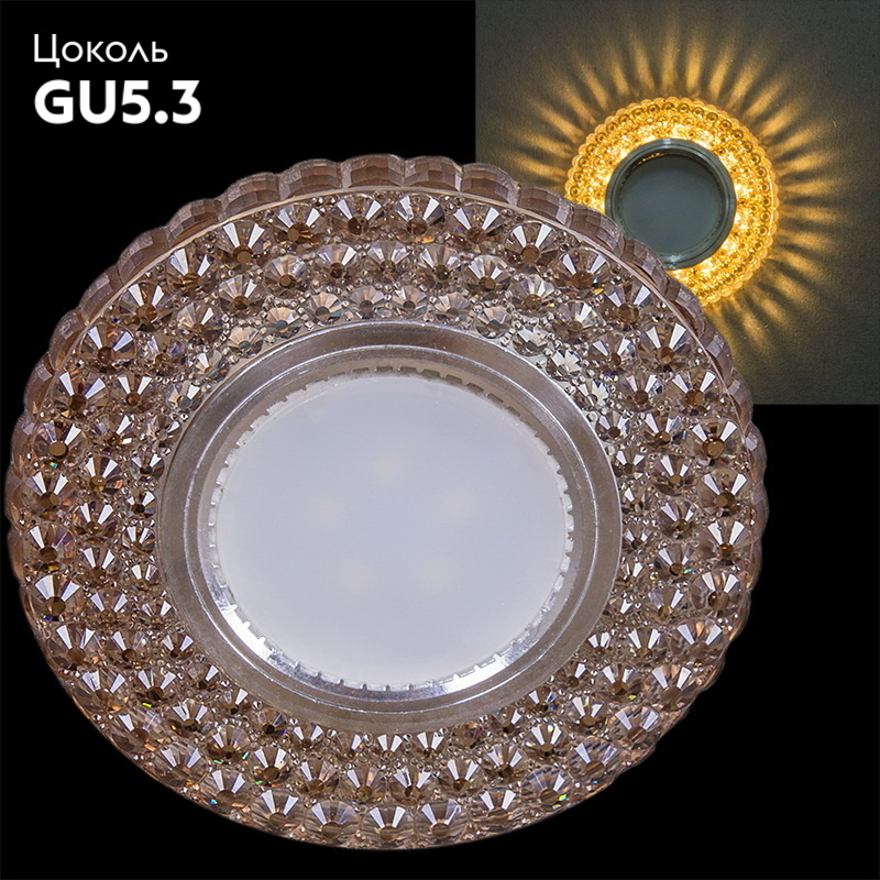 Встраиваемый светильник Reluce 16602-9.0-001CN MR16+LED3W (2