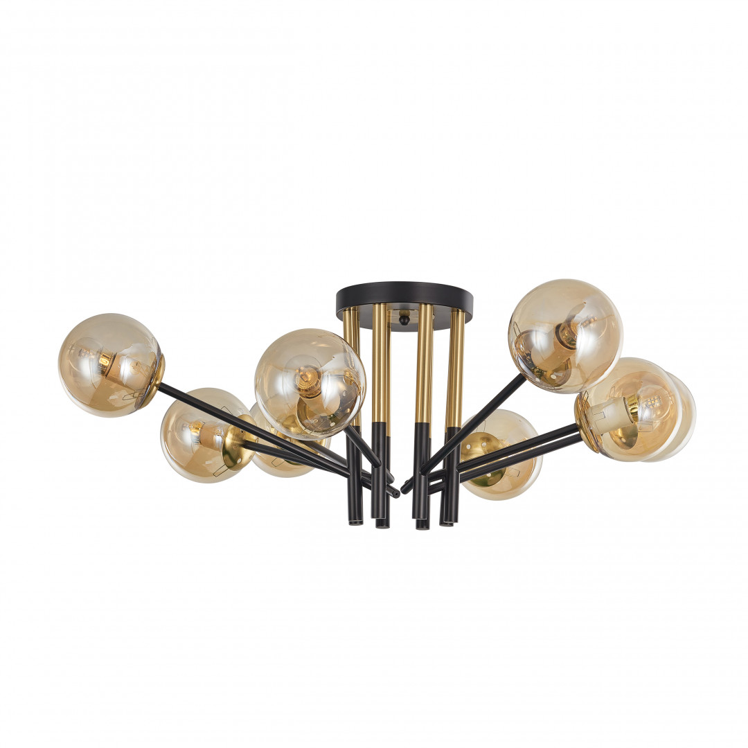 Потолочная люстра Arte Milano Neapolis 273708/8 BK/GD