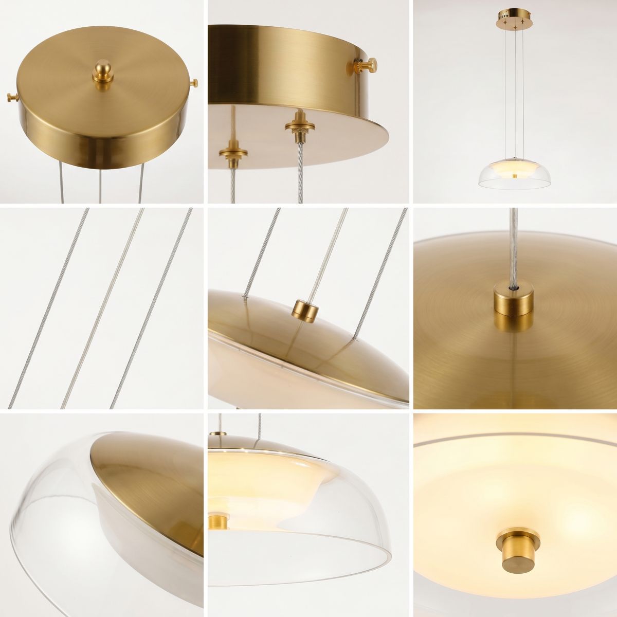 Подвесной светильник TUUS Gler TLD-G0116-015-CL