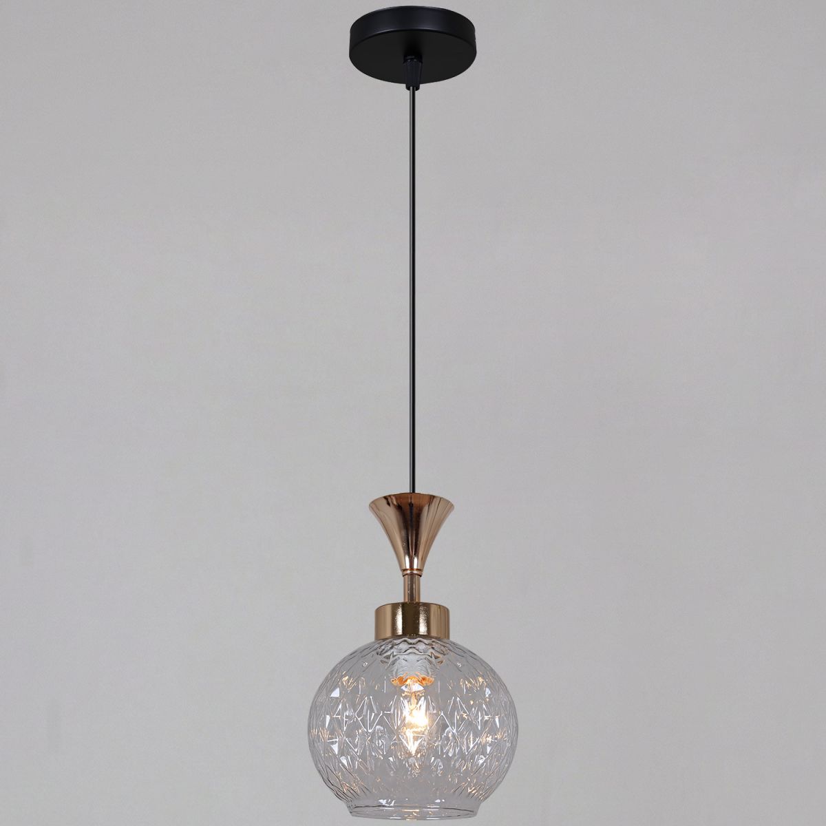 Подвесной светильник Reluce 10080-0.9-01 BK+FG