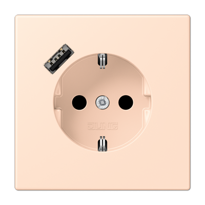 Розетка 2K+З USB Typ A Jung LC1520-18A228