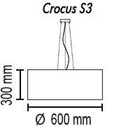 Подвесной светильник TopDecor Crocus Glade S3 01 09g