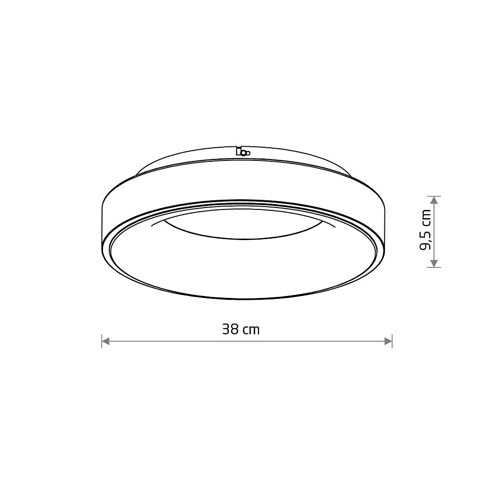 Потолочный cветильник Nowodvorski Nikki Round Led White 11206