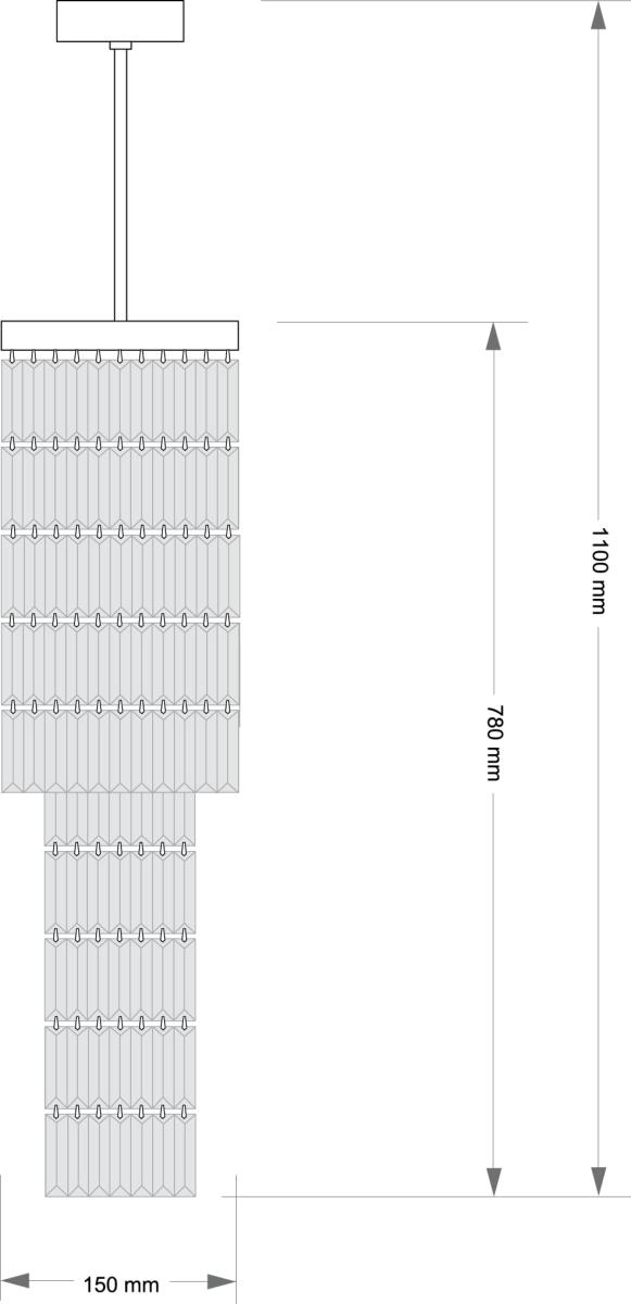Люстра на штанге Kutek Ellini ELL-ZW-4(Z)150/V