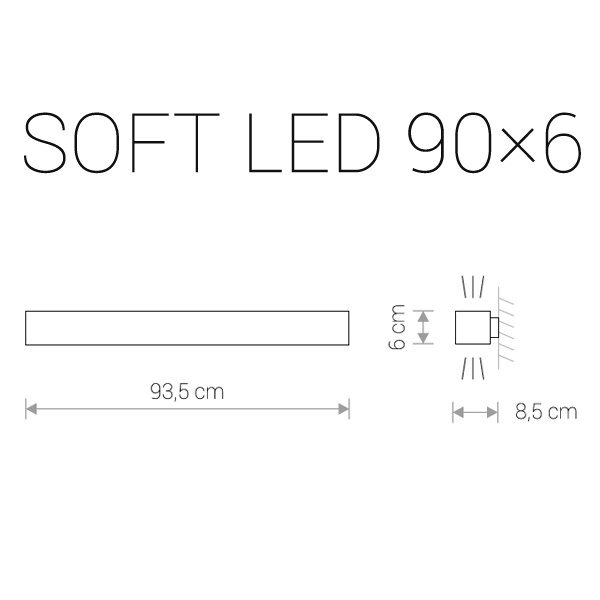 Настенный светодиодный светильник Nowodvorski Soft Led 9526