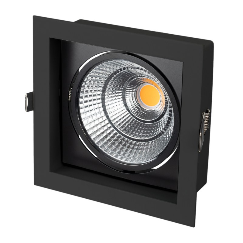 Встраиваемый светильник Arlight CL-KARDAN-S152x152-25W Warm3000 (BK-BK, 30 deg) 037030