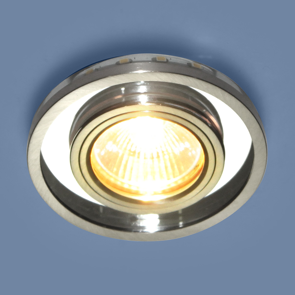 Встраиваемый светильник Elektrostandard 7021 MR16 SL/CH зеркальный/хром 4690389099366