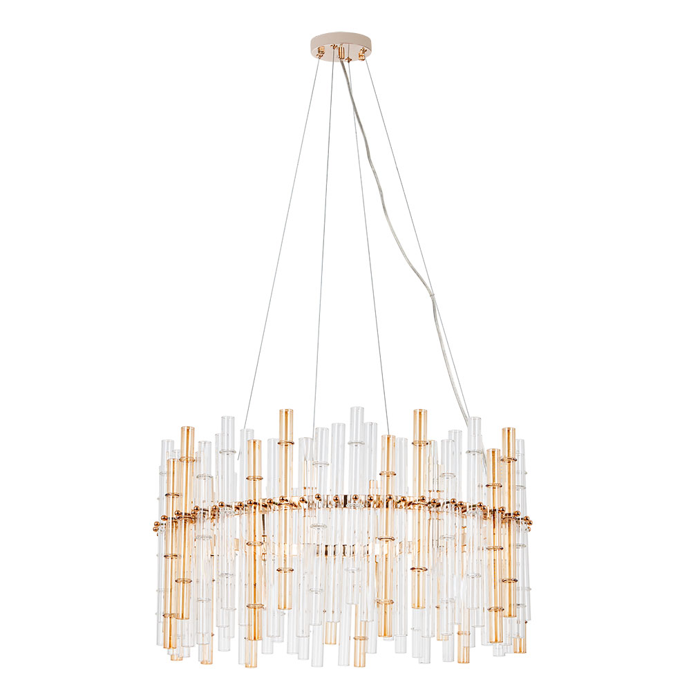 Подвесная люстра Arte Lamp Crystalla A4111LM-16GO