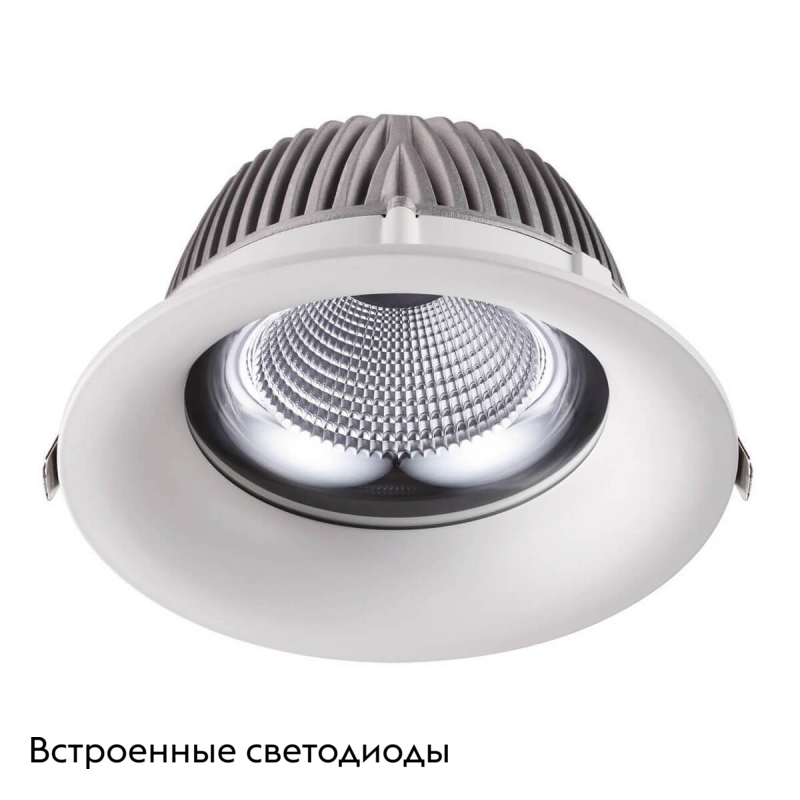Встраиваемый светодиодный светильник Novotech Glok 358026