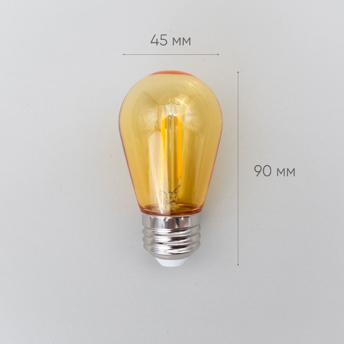 Лампа филаментная Laitcom (LTC) Professional Е27 2W 2400K FLM27-2W-2TN