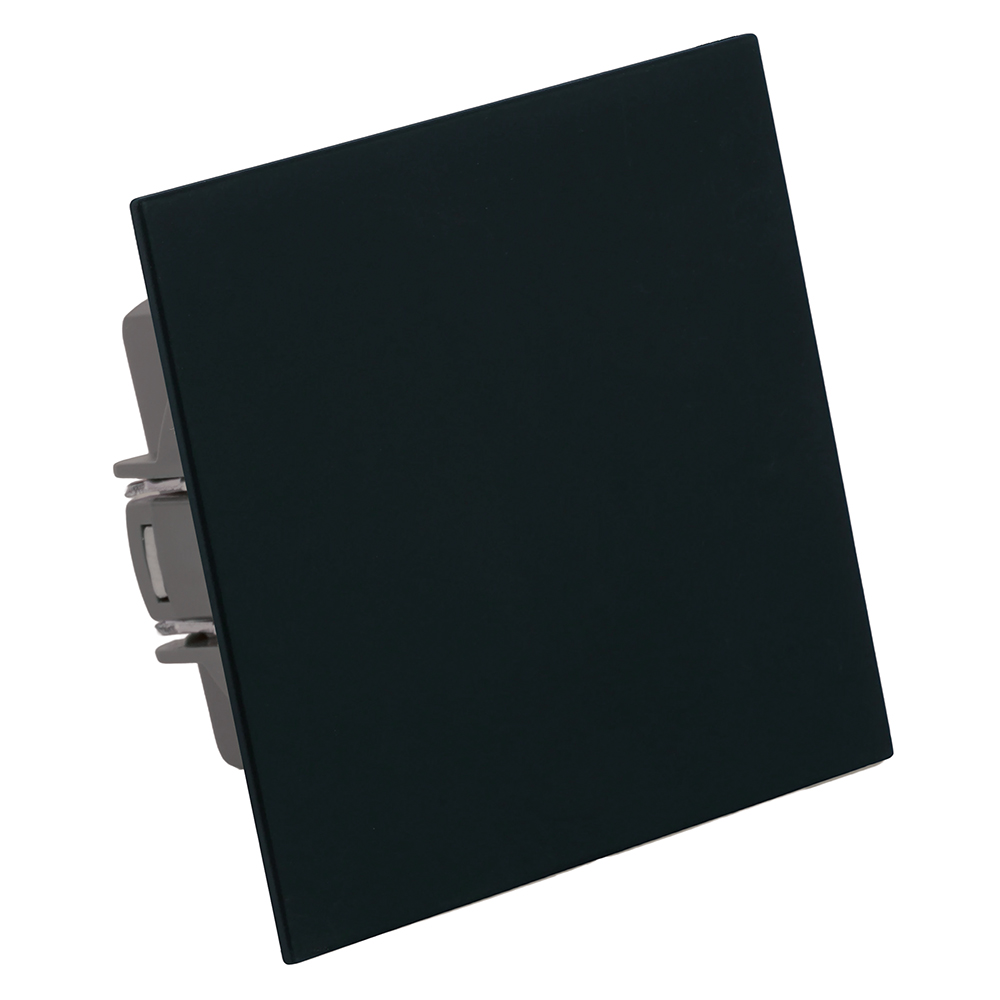 Переключатель 1-клавишный (механизм) Stekker Мия 250В 10A RSW10-3105-05 черный бархат 50447