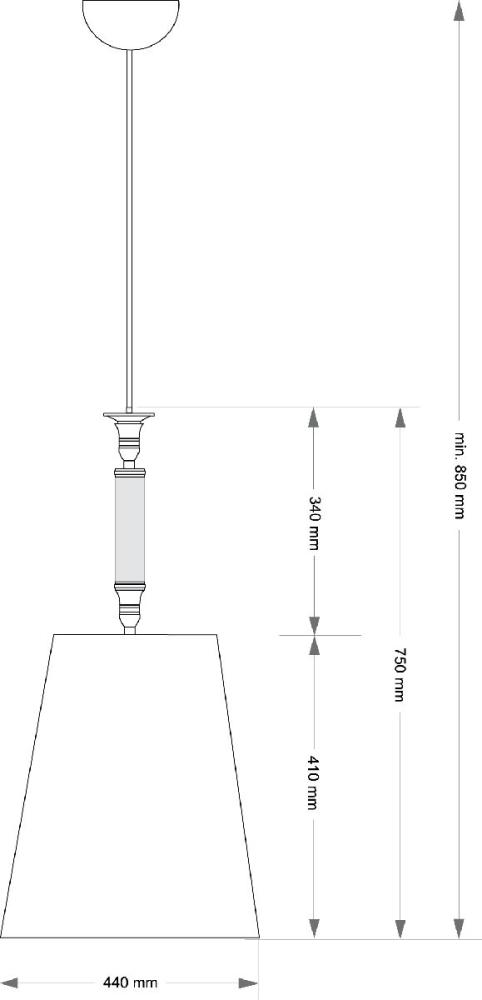 Подвесной светильник Kutek Napoli NAP-ZWD-1(P/A)