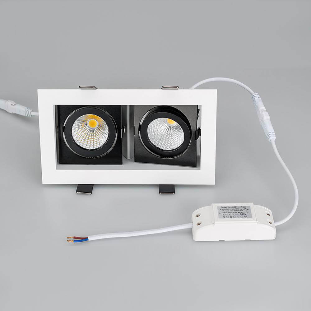 Встраиваемый светильник Arlight CL-KARDAN-S180x102-2x9W Warm 024130