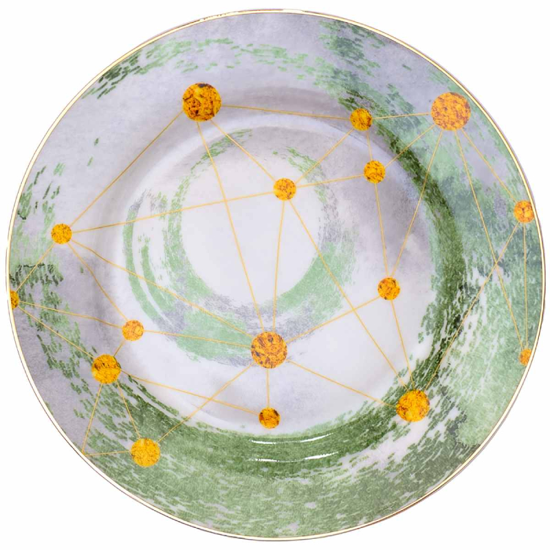 Тарелка десертная Garda Decor 26FC-TAR-COMETA-19,5