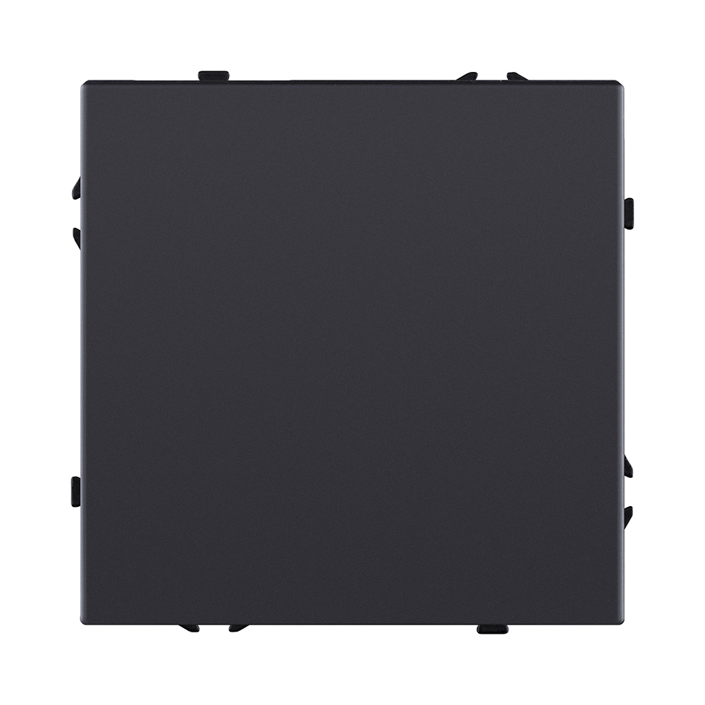 Выключатель 1-клавишный перекрестный 10А/250В, черный матовый Kollinger Eclipse EC-003BK