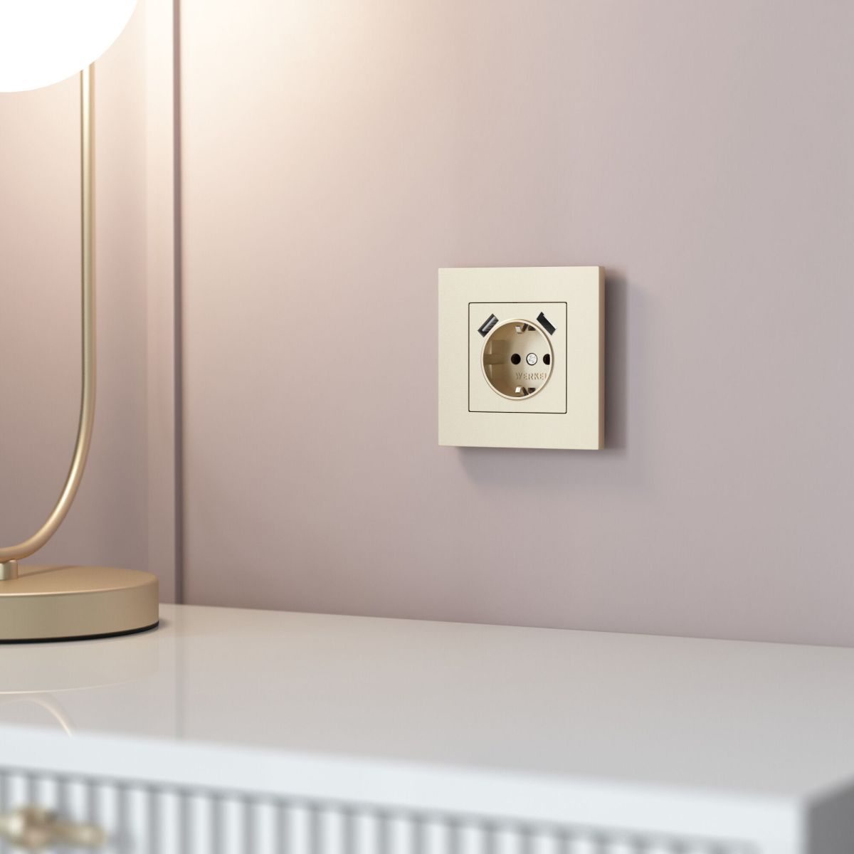 Рамка на 1 пост Werkel Slab (шампань софт) W0012911 4690389218385 a069624