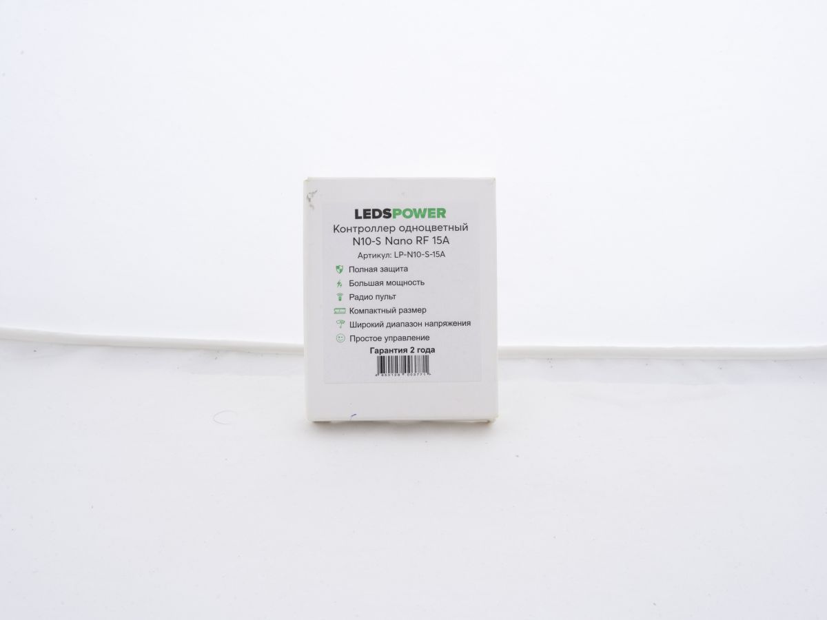 Контроллер LEDS POWER одноцветный N10-S Nano RF 15A 003771