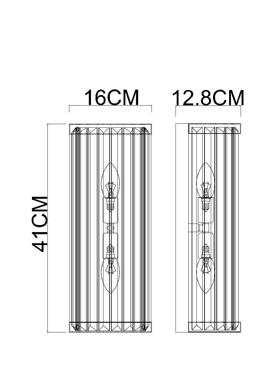 Настенный светильник Arte Lamp Fortuna A1069AP-2GO