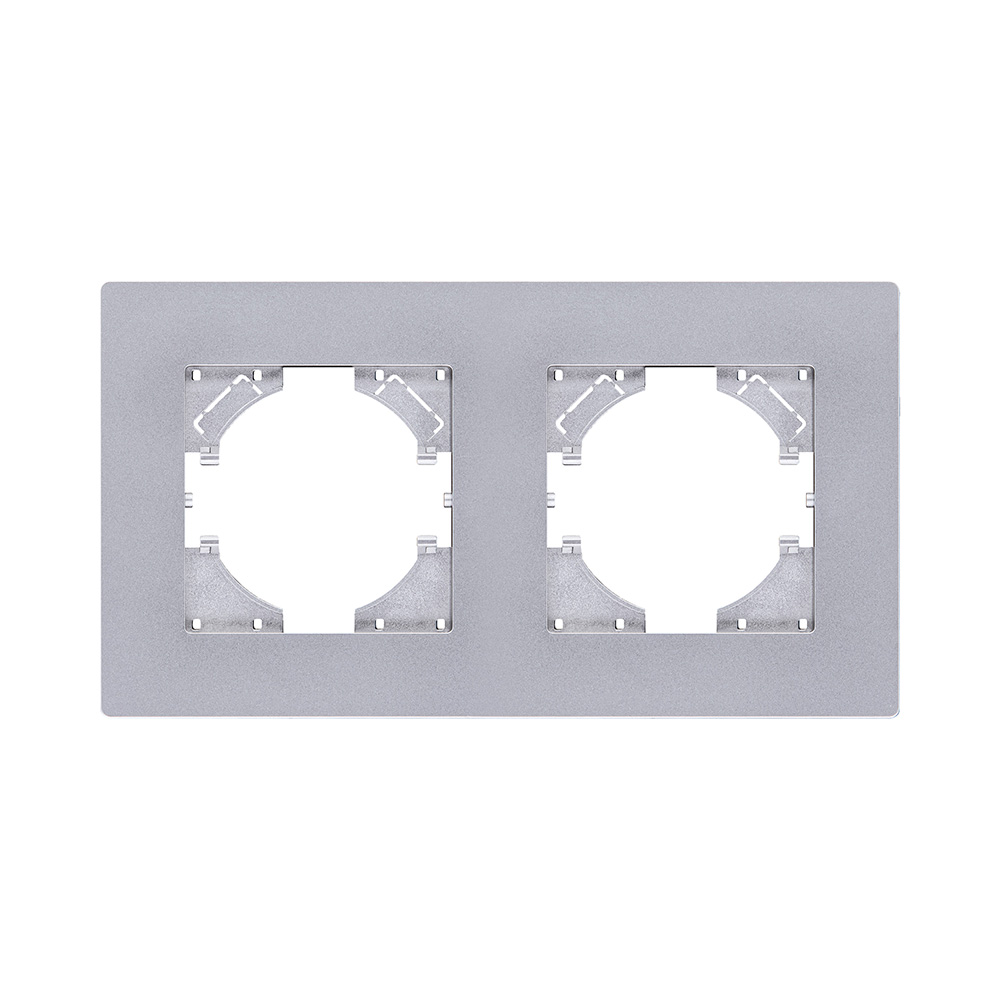 Рамка 2-постовая, серый Kollinger Aspekt AT2GY