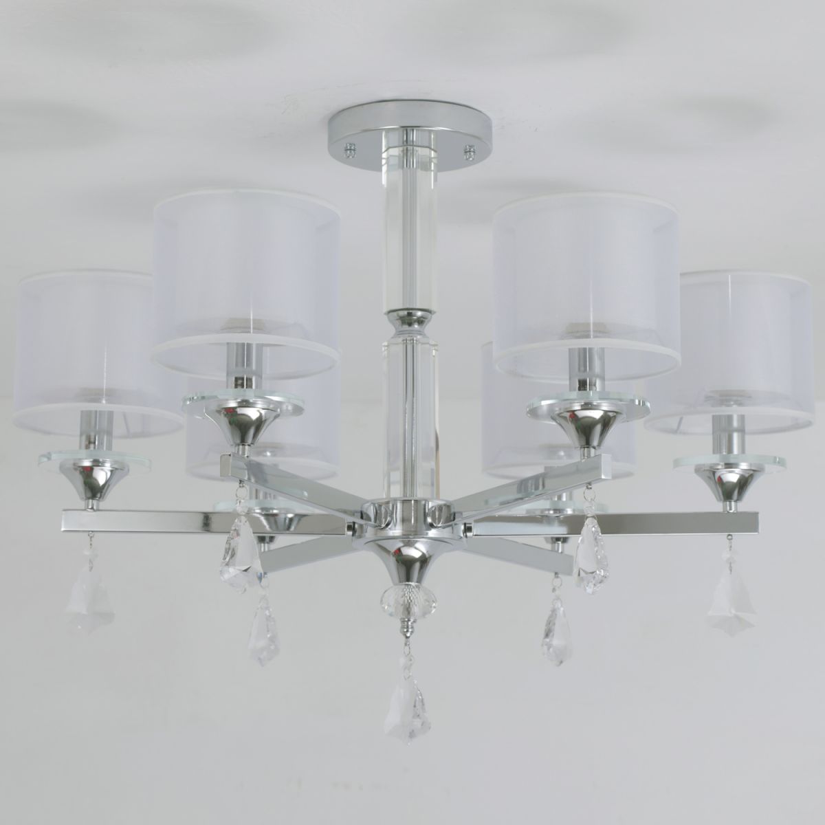 Люстра на штанге Illumico IL1354-6CPA-29 CR Romei