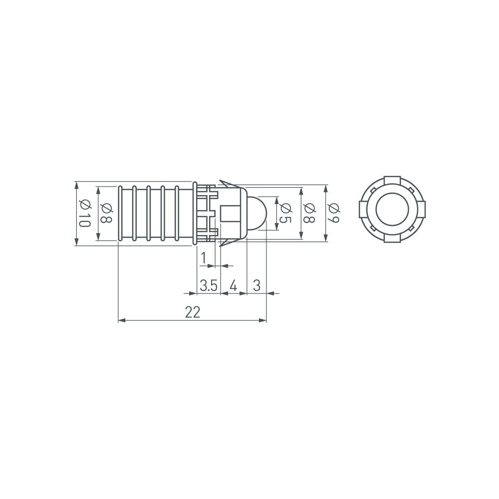 Модуль герметичный Arlight ARL-D9 5V Orange 026563